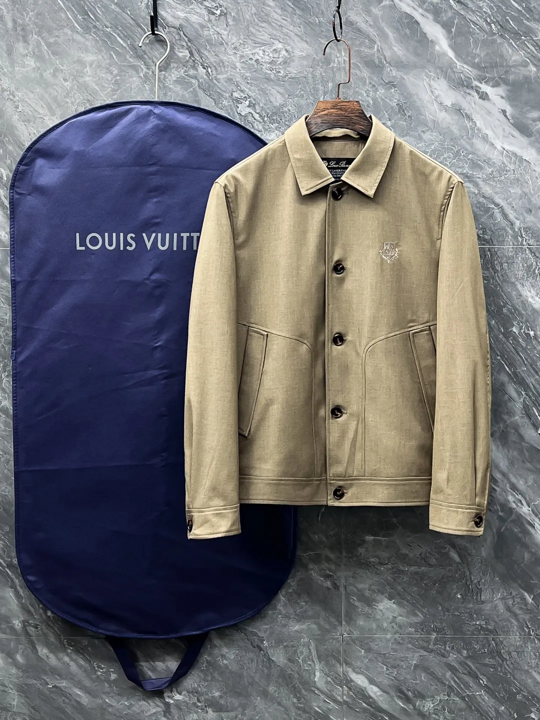 Apricot 🌟44 LP Linen Lapel Horn Button Jacket